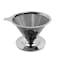 The London Sip Stainless Steel Coffee Dripper, 1 to 4 Cups CD3 - alternate 1